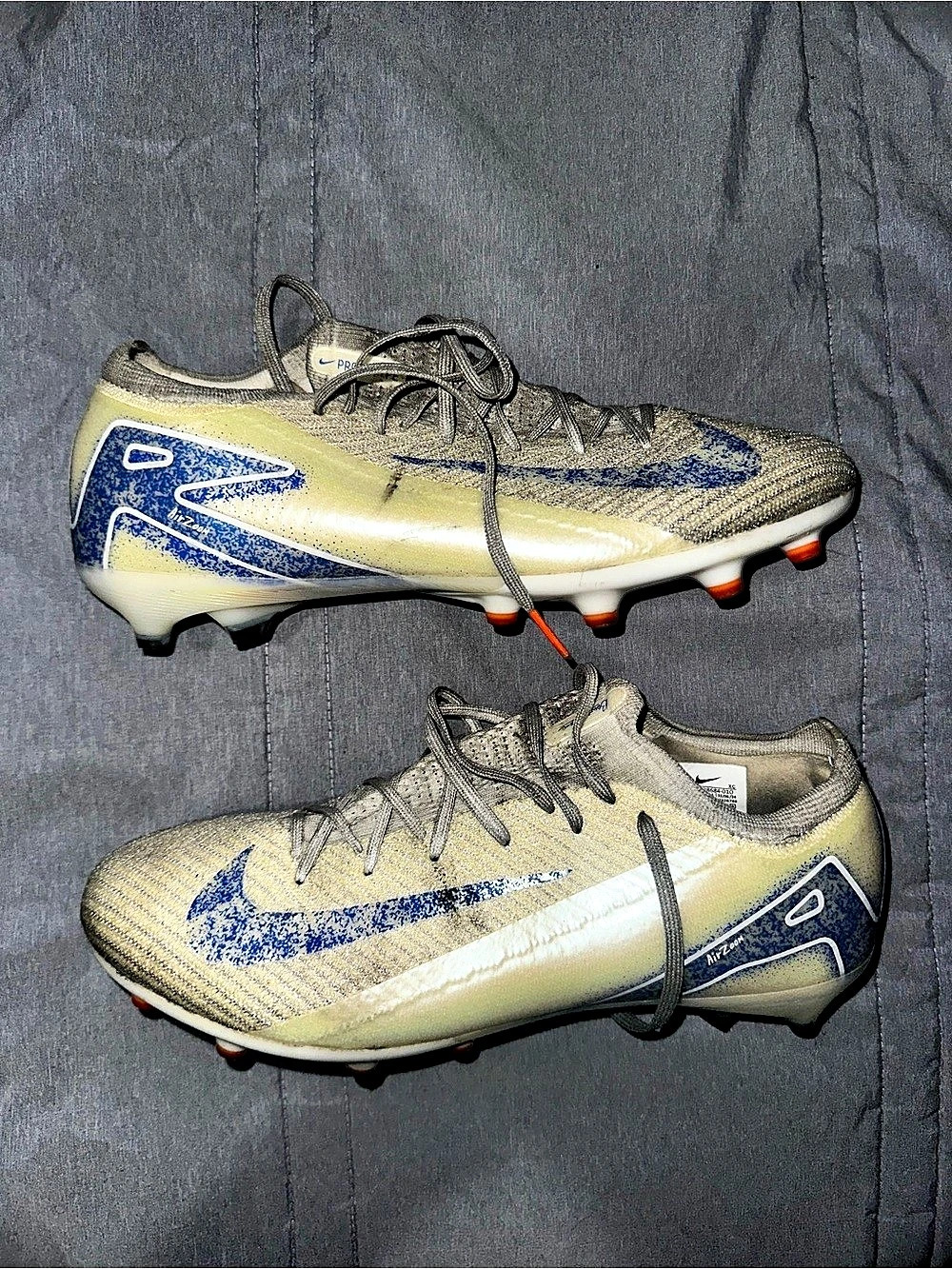 Nike Mercurial Vapor 15 Men's Soccer Cleats US 10 Green & Blue
